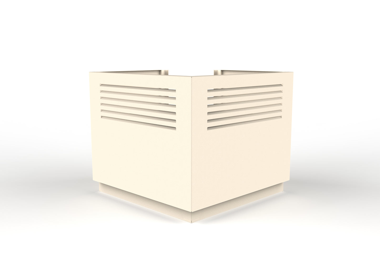 Corner Ceramic Grill Cabinet - 25" Depth