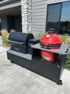 Smokehouse Cart (w/ Ceramic Grill) - view 3