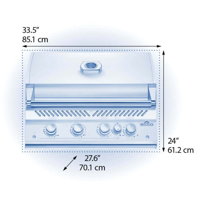 Napoleon Built-In 700 Series 32" Grill With Infrared Rear Burner (2024 Model)