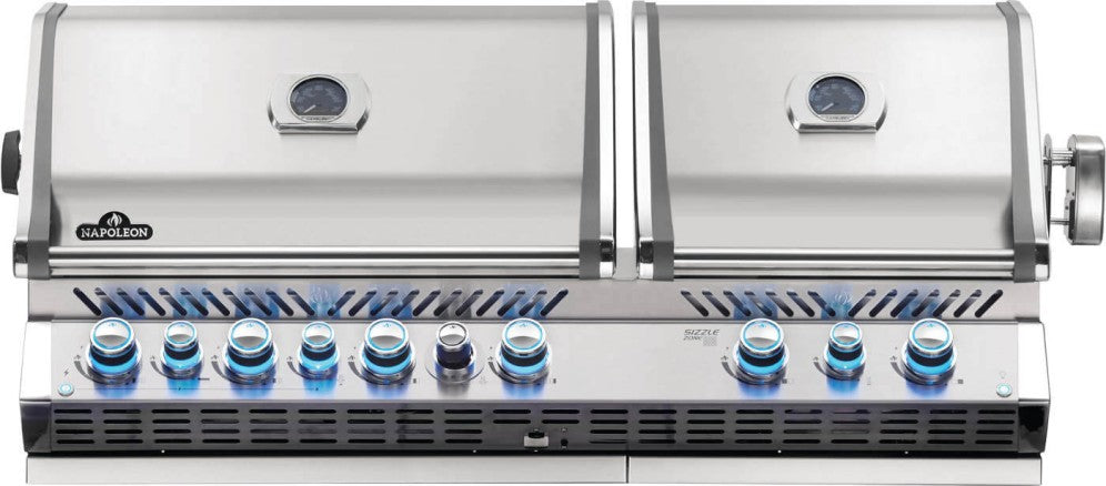 Napoleon Built-In PRESTIGE PRO™ 825 Rbi Grill With Infrared Bottom & Rear Burners, Stainless Steel