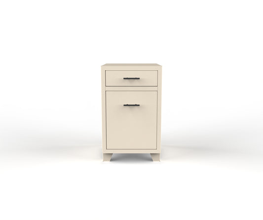 Single Drawer Cabinet w/ Wastebasket Pullout - 18" Depth