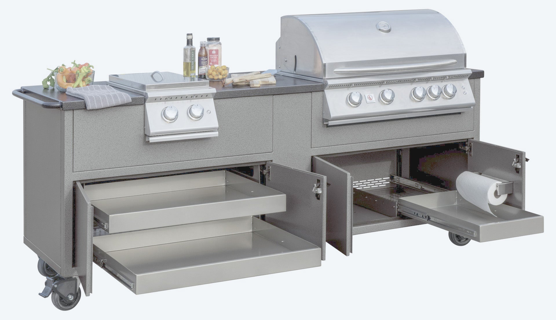 Duo Gas Grill Cart - view 1