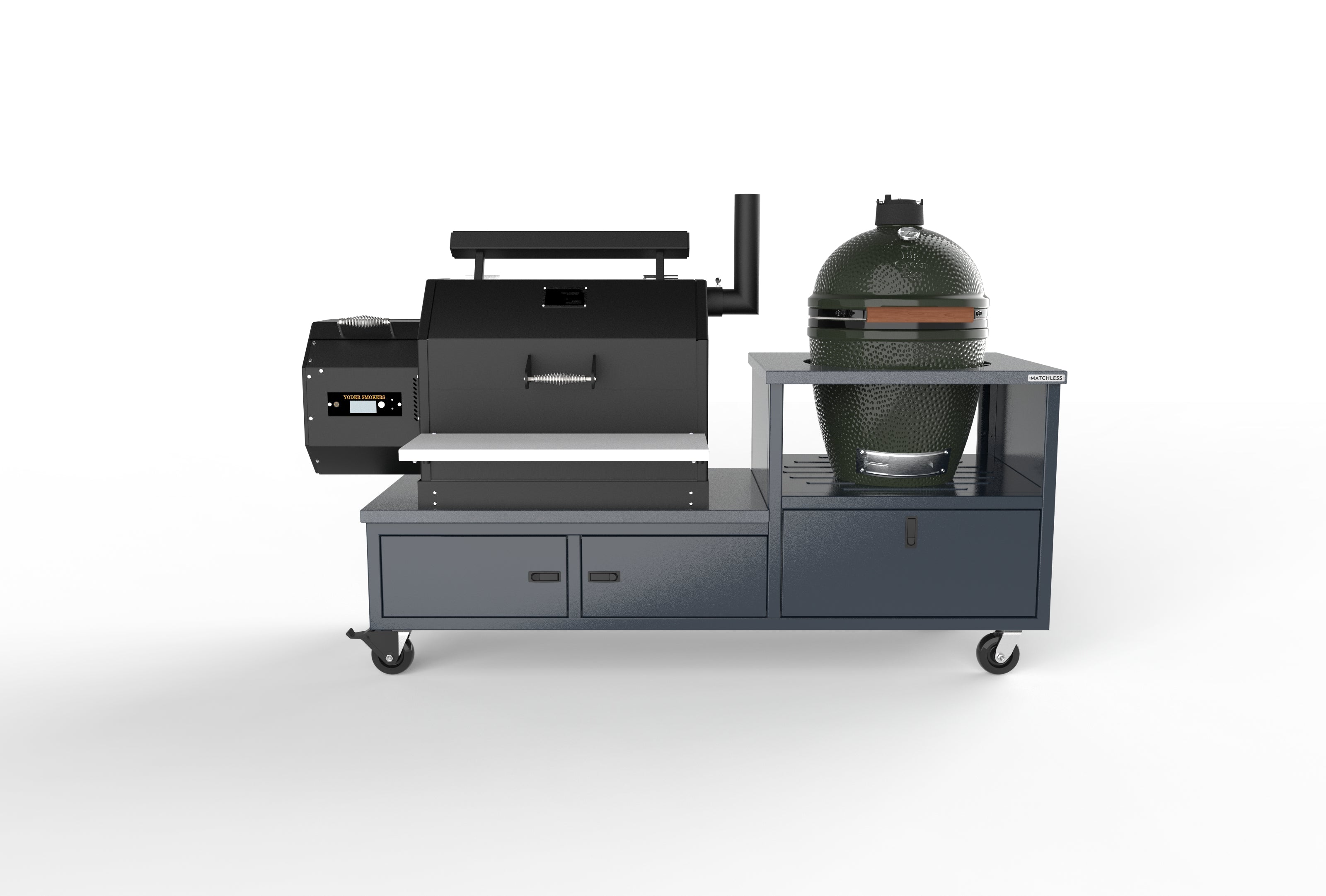 Smokehouse Cart (w/ Ceramic Grill) - product image