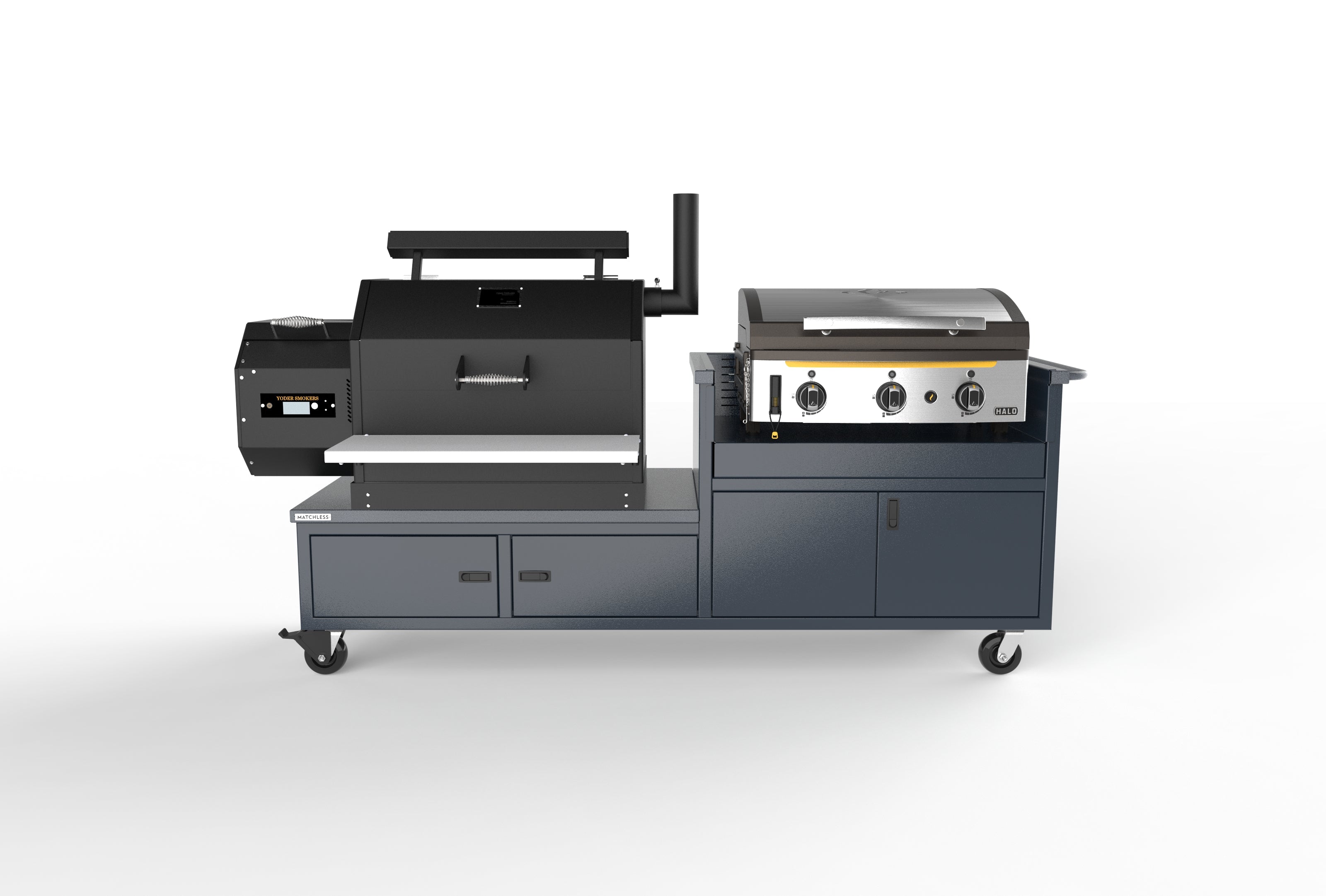 Smokehouse Cart (w/ Gas Grill) - product image