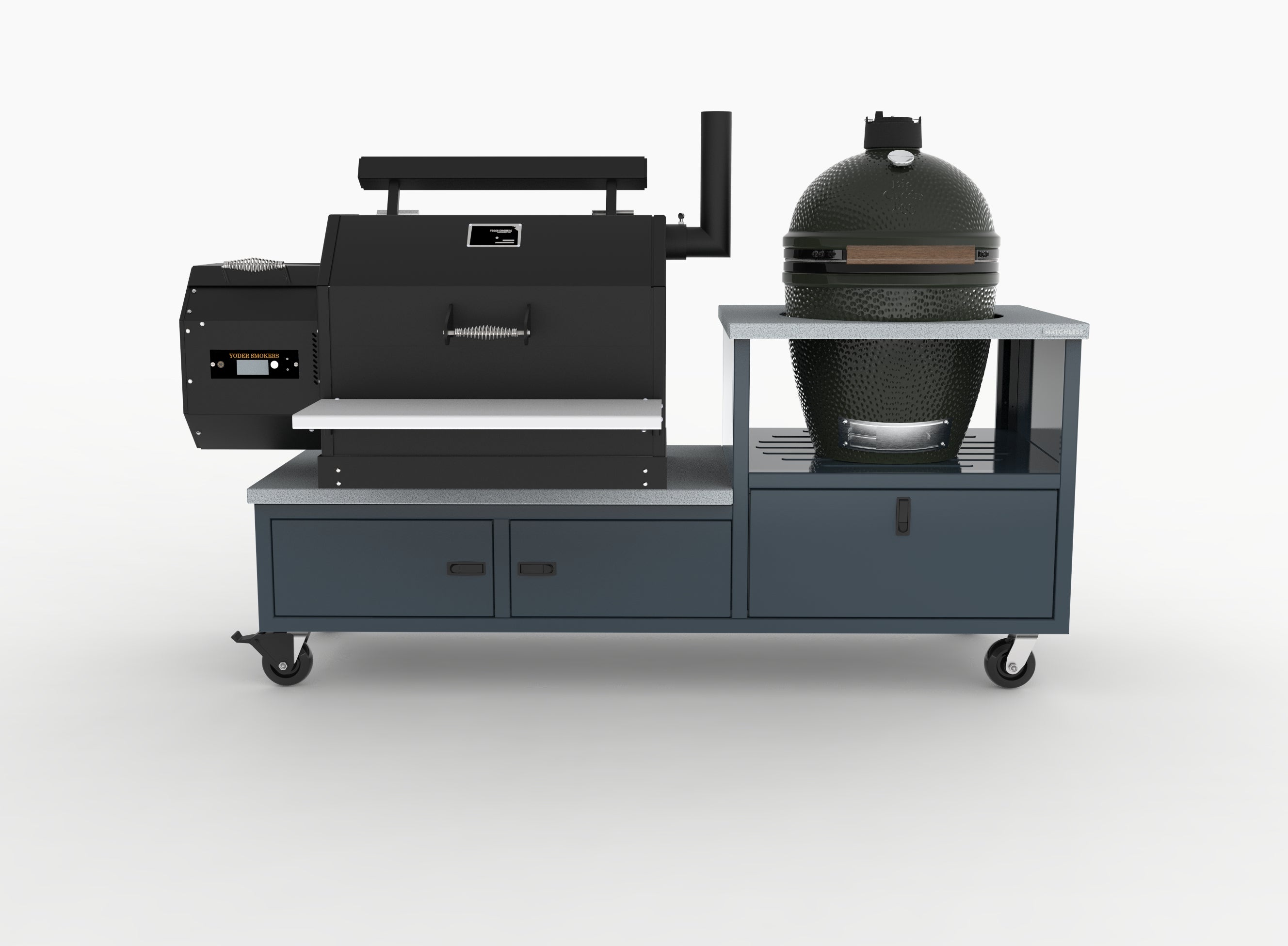 Smokehouse Cart (w/ Ceramic Grill)