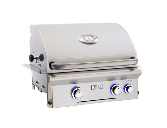 AOG L Series 24" Built in Grill with Rotisserie and Backburner