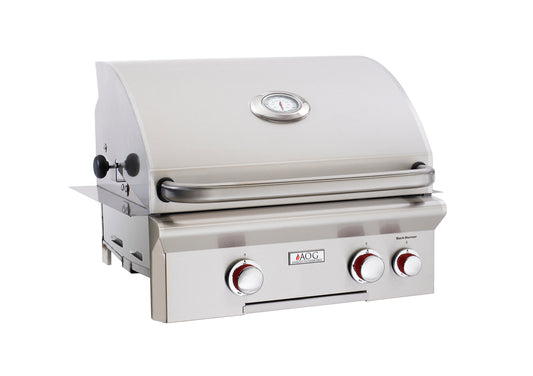 AOG T Series 24" Built In Grill with Rotisserie and Backburner