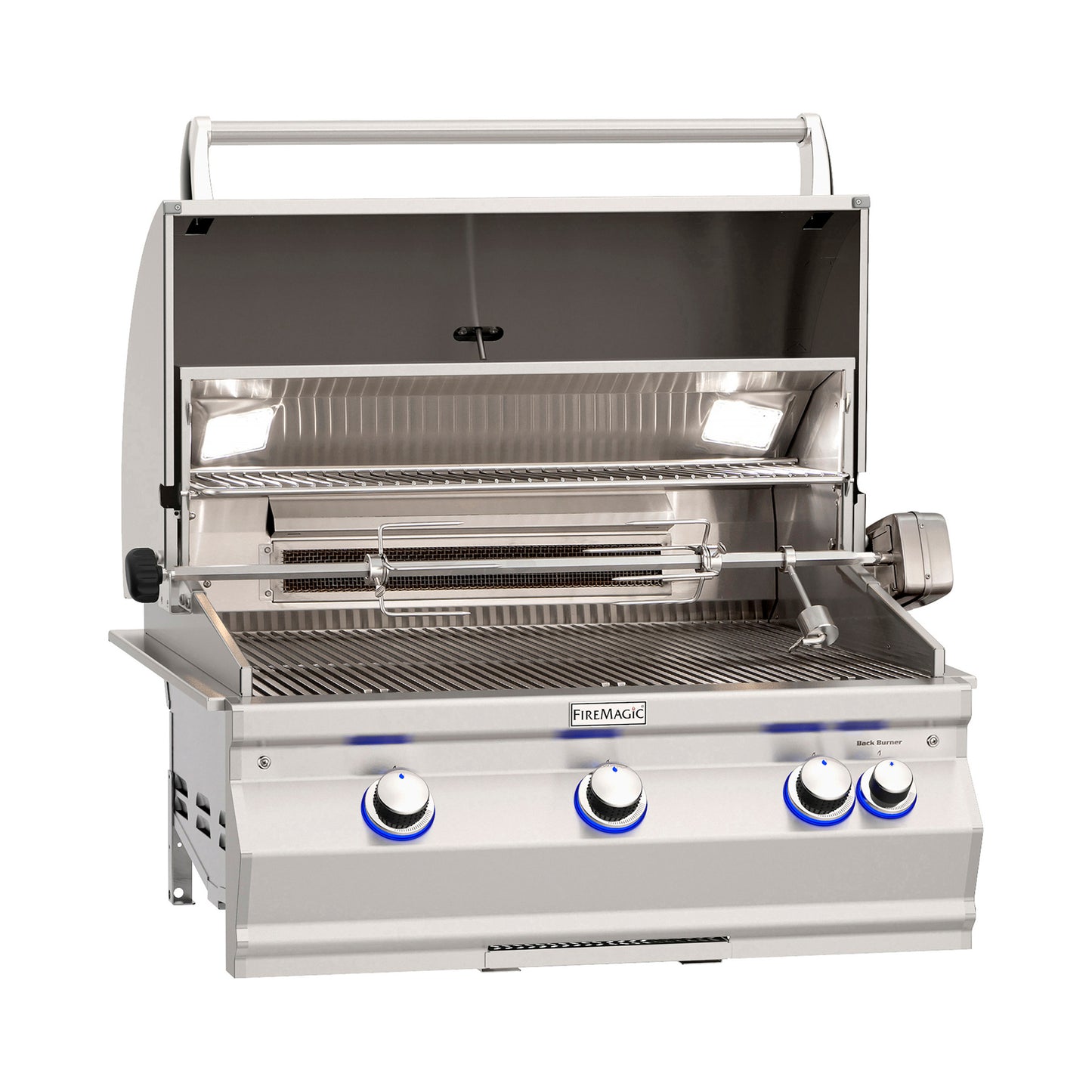 FireMagic Aurora A660i Built-In 30 in. Grill with Analog Thermometer