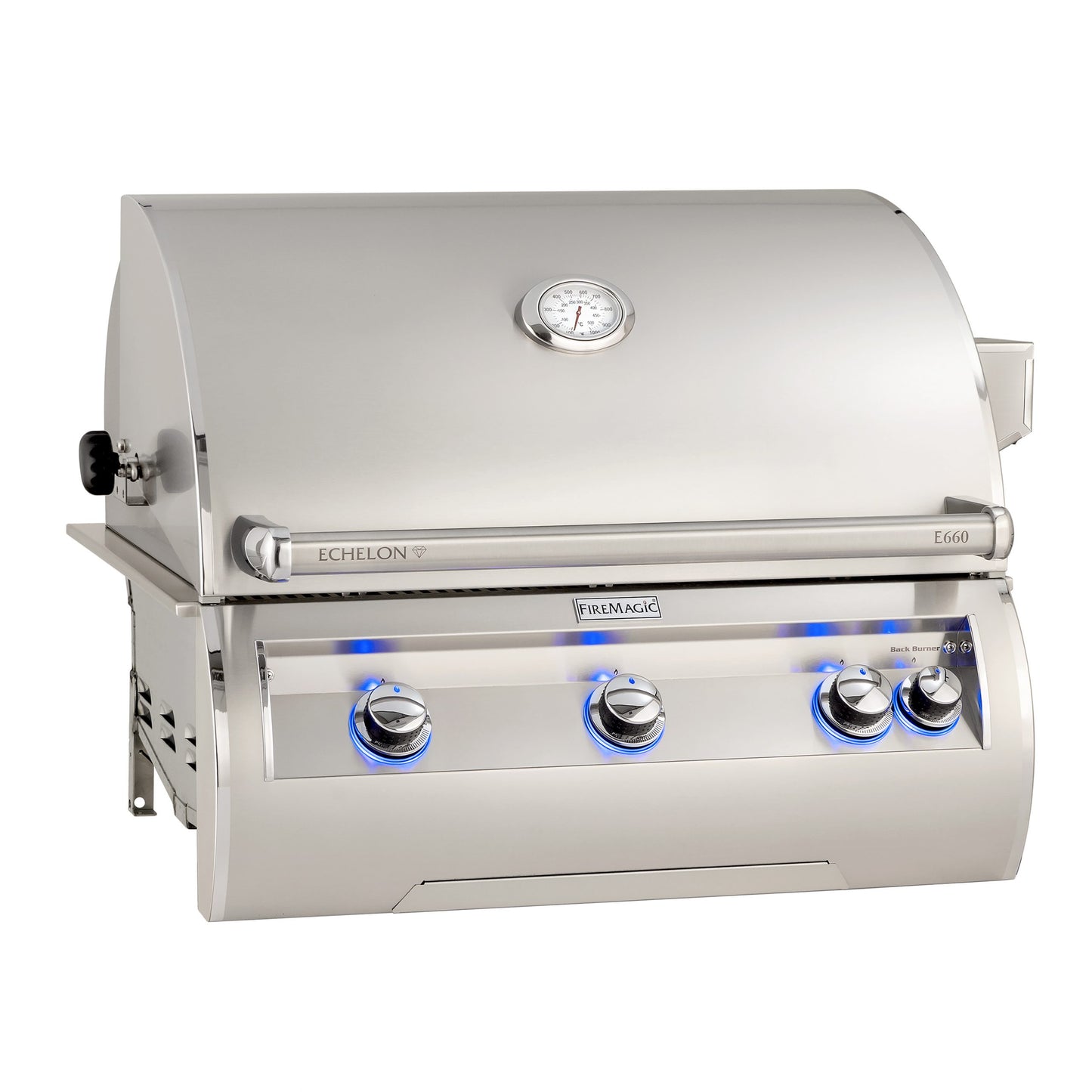 FireMagic Echelon E660i Built-In 30 in. Grill with Analog Thermometer