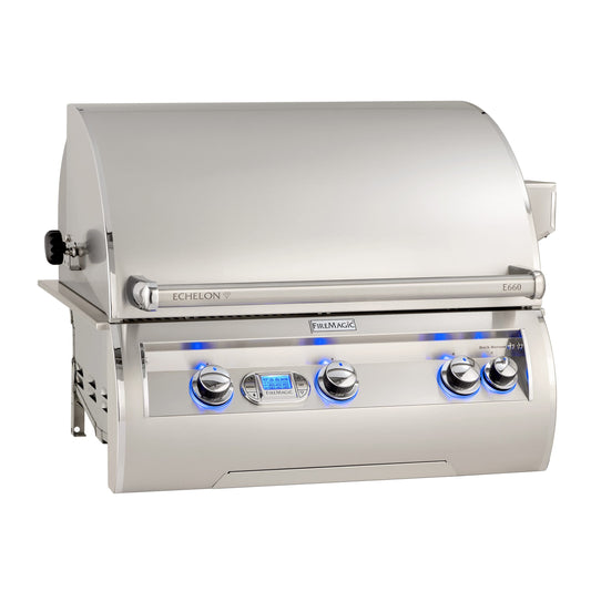 FireMagic Echelon E660i Built-In 30 in. Grill with Digital Thermometer