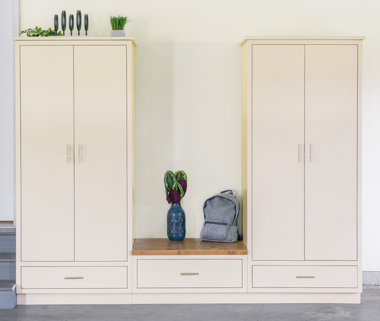 Coat Closet w/ Overhang Top - 26.75" Depth