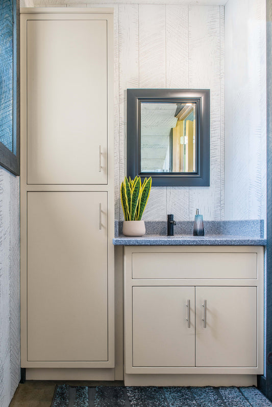 Two Door Closet w/ Flush Top - 26.75" Depth