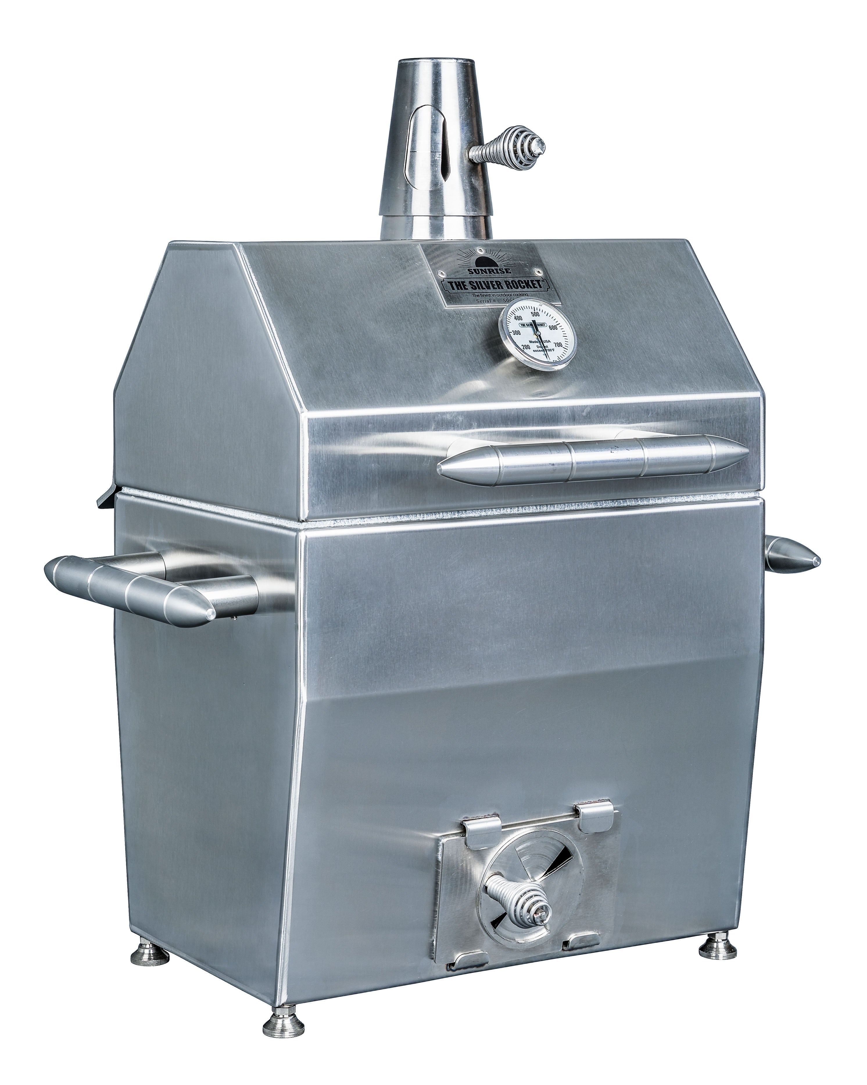 Silver Rocket Tail Gater Grill